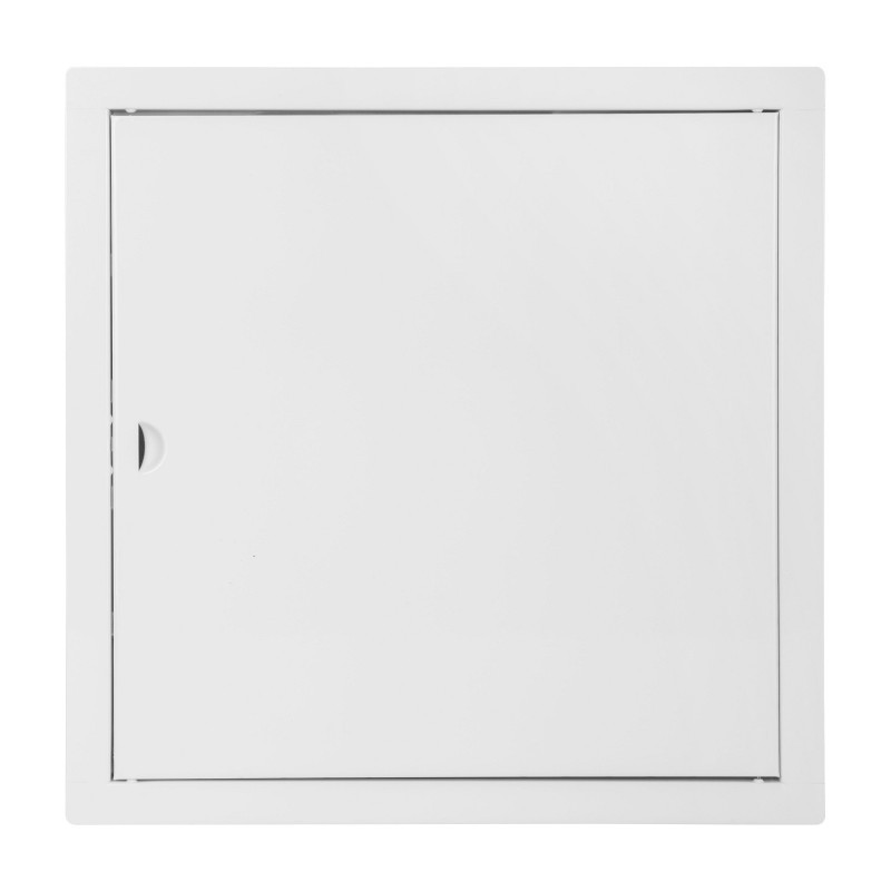 Trappe de visite Porte d'inspection en métal, blanche, 50x50, loquet*
